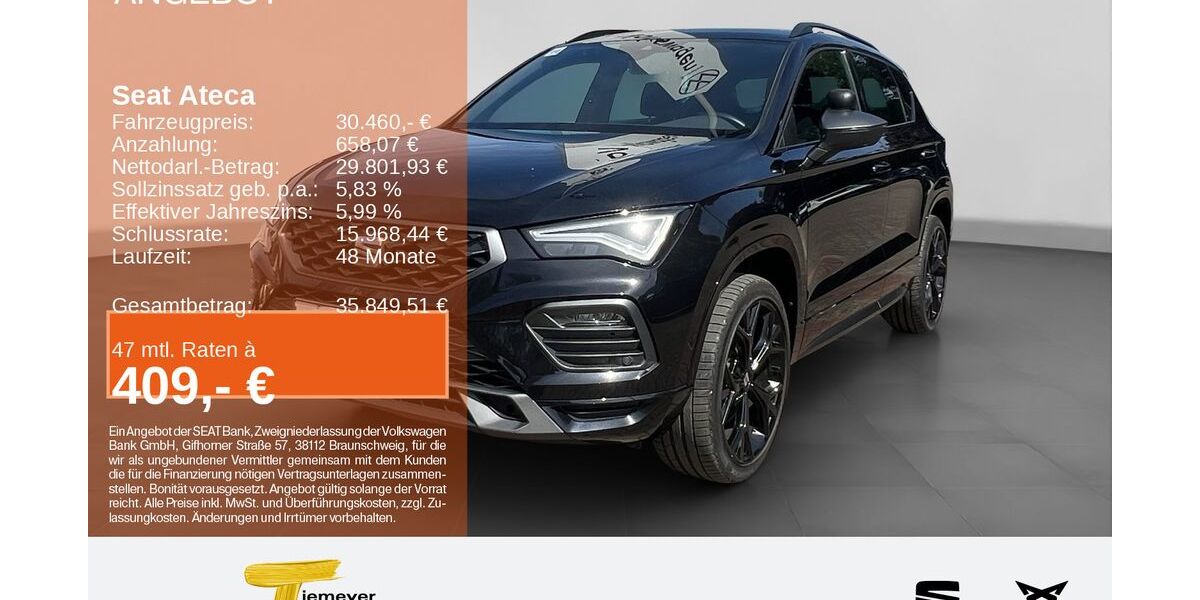 Seat Ateca 67.104 km 27.450 &euro; Recklinghausen 45663