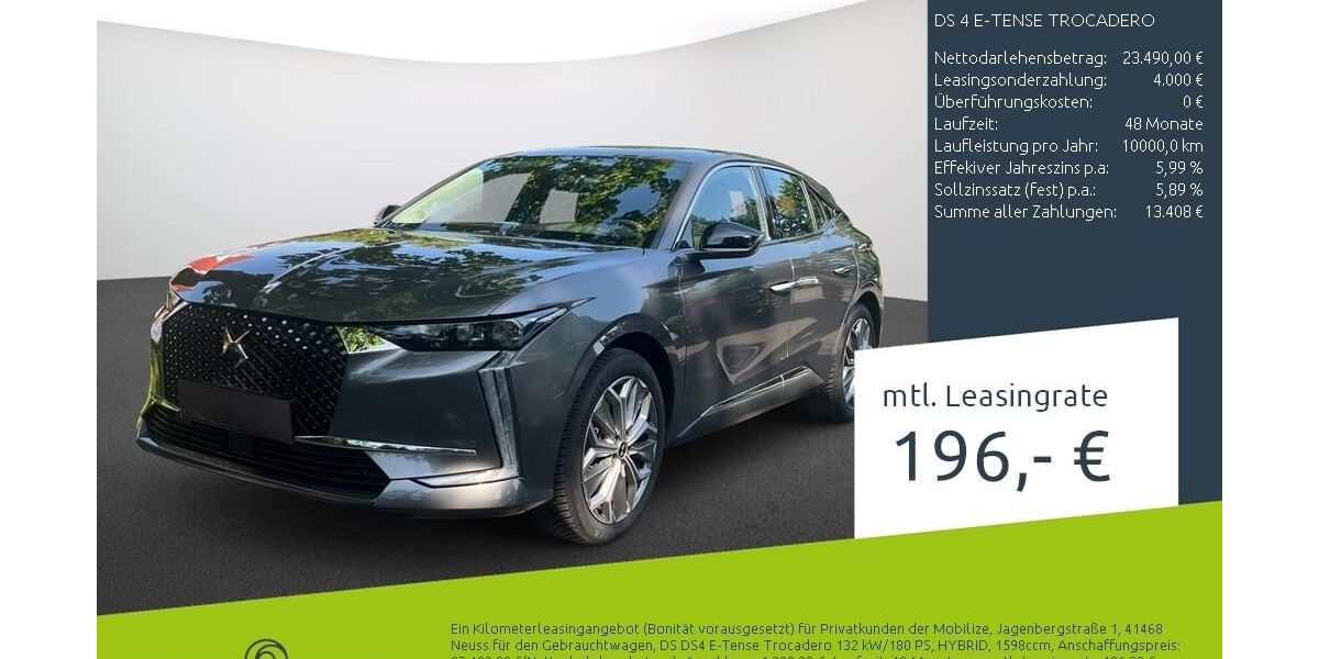 DS Automobiles DS4 31.405 km 22.880 &euro; Borken 46325