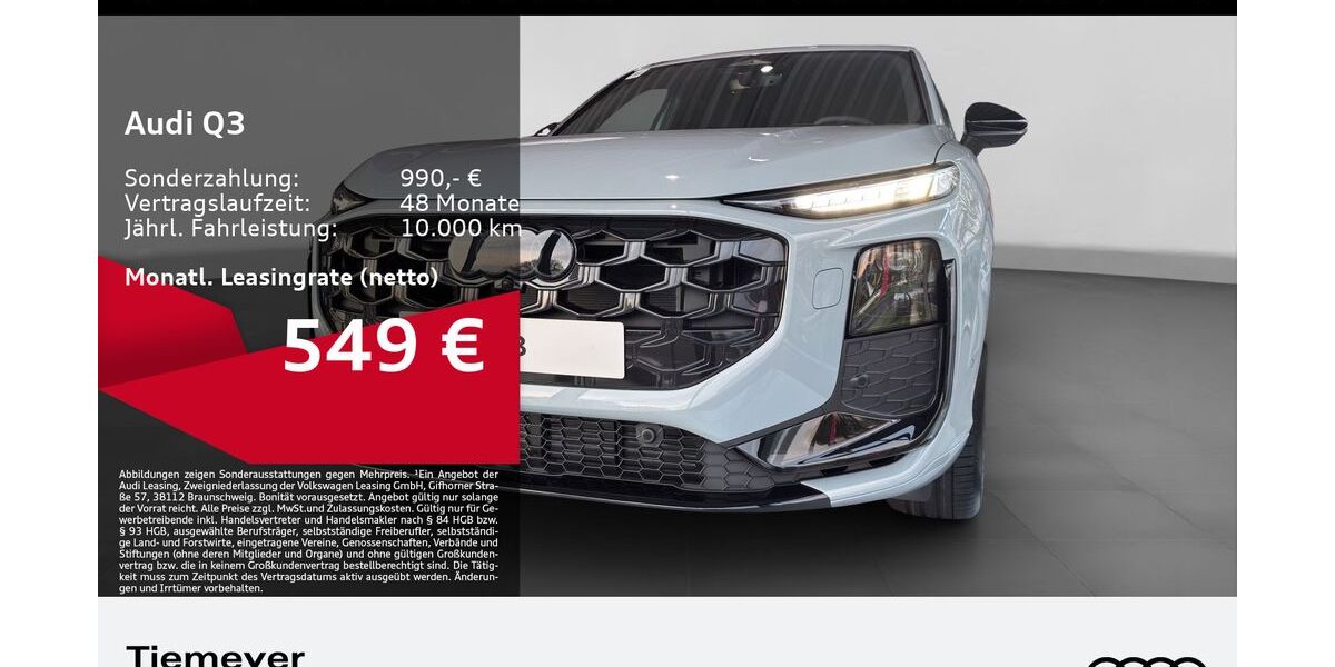 Audi Q3 3.050 km 52.480 &euro; Oberhausen 46047