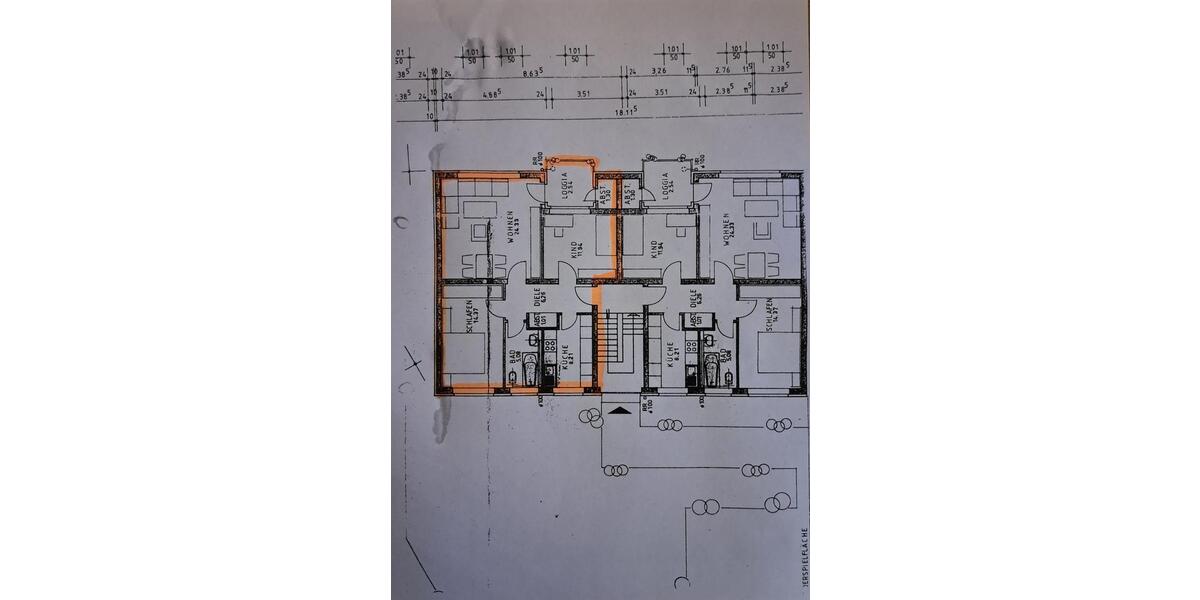 Erdgeschoßwohnung Duisburg Walsum - 3 Zimmer, 75 m&sup2;, 525&euro; | Angebot:24752657