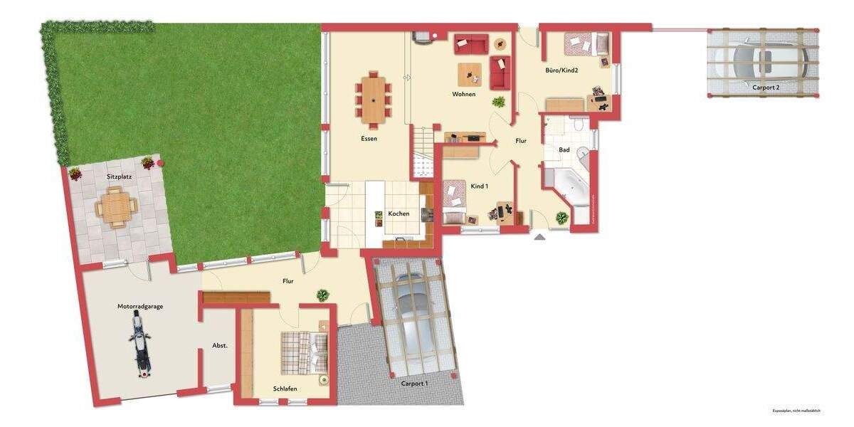 Terrassenwohnung Rhede - 5 Zimmer, 145 m&sup2;, 379.000&euro; | Angebot:25707872