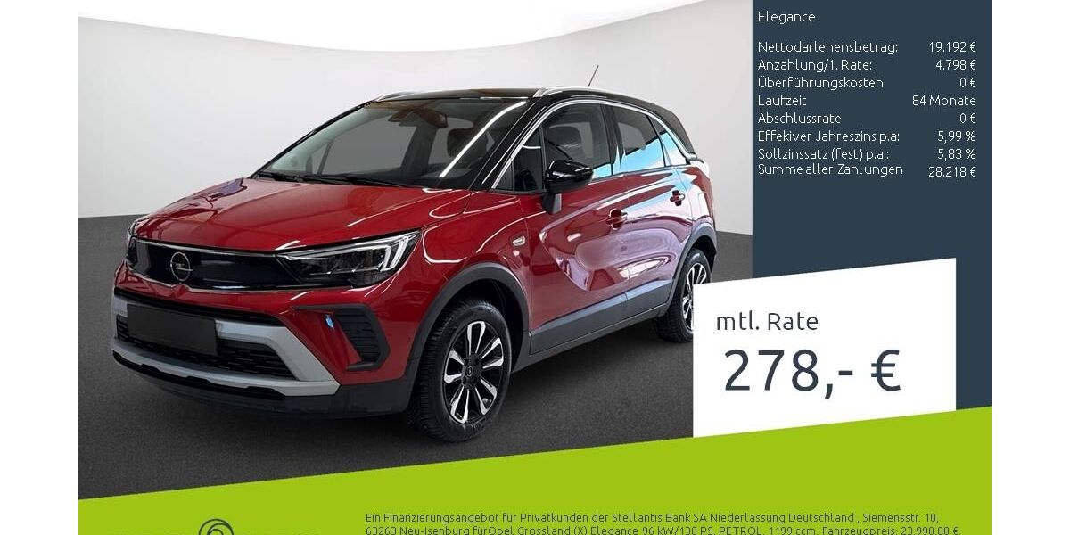 Opel Crossland (X) 26.823 km 23.990 &euro; Dülmen 48249