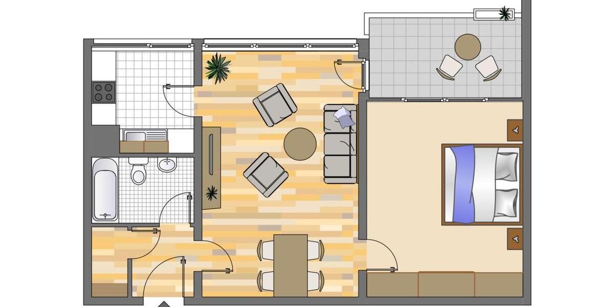 Etagenwohnung Gelsenkirchen Gelsenkirchen-Nord - 2 Zimmer, 59 m&sup2;, 439&euro; | Angebot:26292994