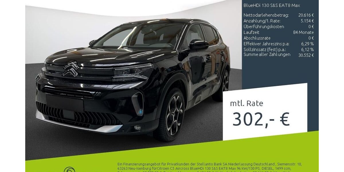 Citroen C5 Aircross 32.660 km 25.770 &euro; Dülmen 48249