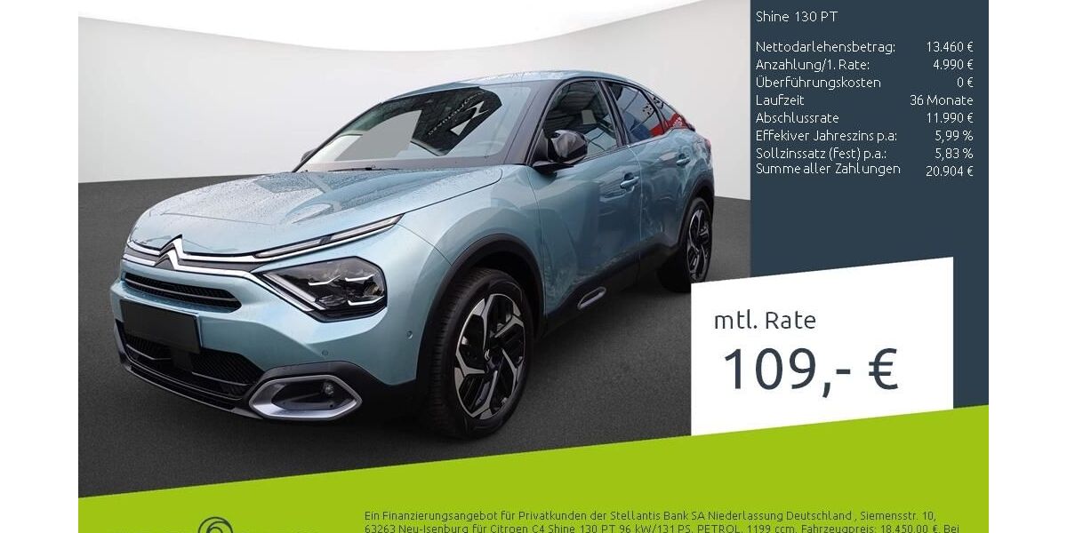 Citroen C4 45.531 km 17.239 &euro; Borken 46325