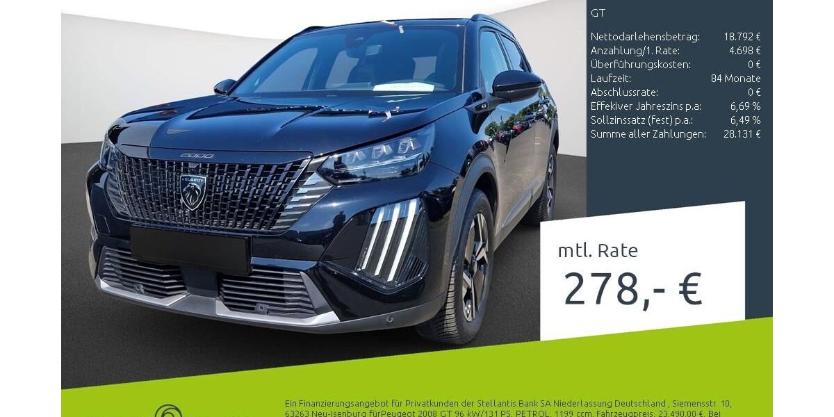 Peugeot 2008 36.762 km 23.419 &euro; Dülmen 48249