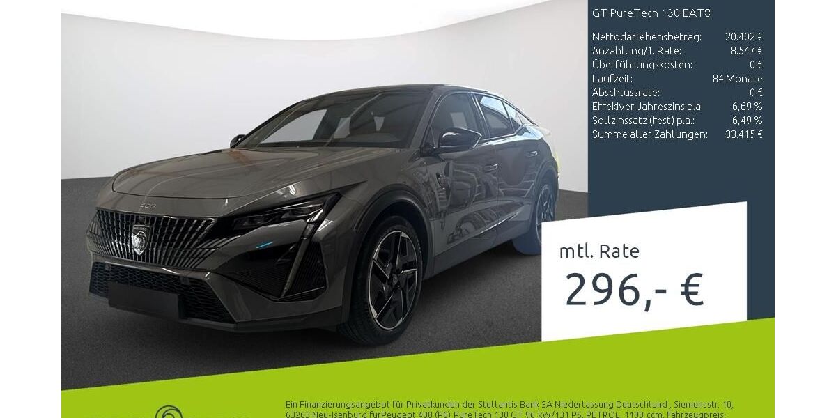 Peugeot 408 39.016 km 28.370 &euro; Dülmen 48249