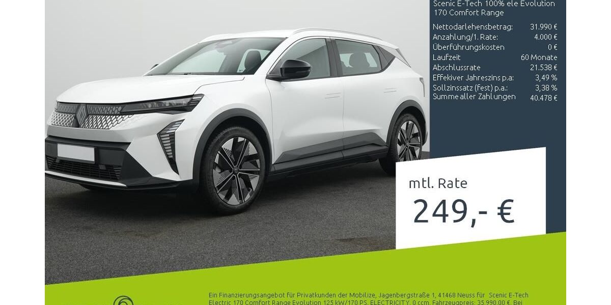 Renault Scenic 1.500 km 33.889 &euro; Borken 46325