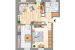 Erdgeschoßwohnung Gelsenkirchen Resse - 2.5 Zimmer, 52 m&sup2;, 389&euro; | Angebot:26270294