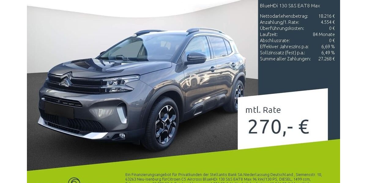 Citroen C5 Aircross 44.606 km 22.770 &euro; Dülmen 48249