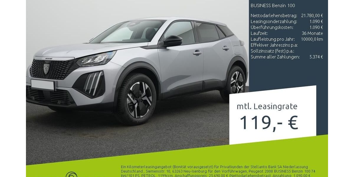Peugeot 2008 2.000 km 21.780 &euro; Borken 46325