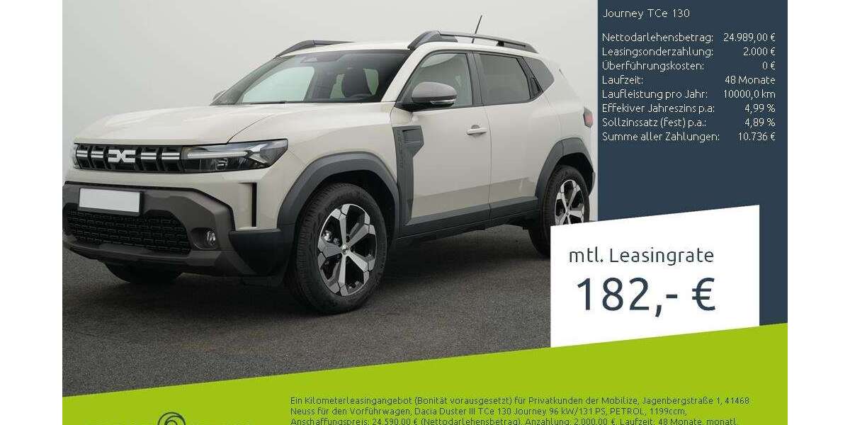 Dacia Duster 1.500 km 24.850 &euro; Borken 46325