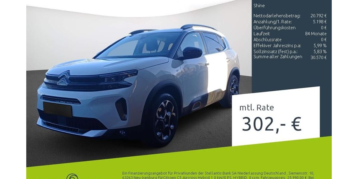 Citroen C5 Aircross 22.906 km 25.670 &euro; Dülmen 48249