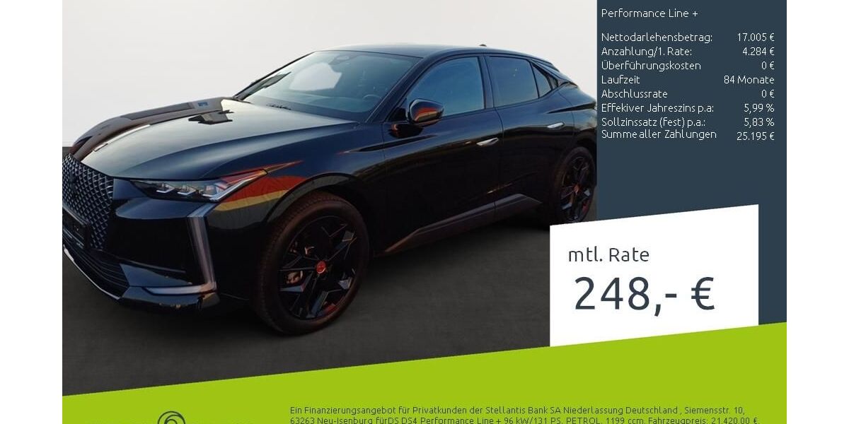 DS Automobiles DS4 13.373 km 21.789 &euro; Dülmen 48249
