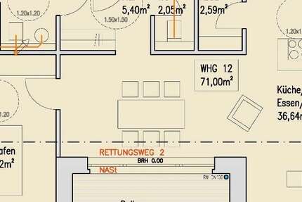 Wohnung Borken - 2 Zimmer, 71 m&sup2;, 925&euro; | Angebot:26255742
