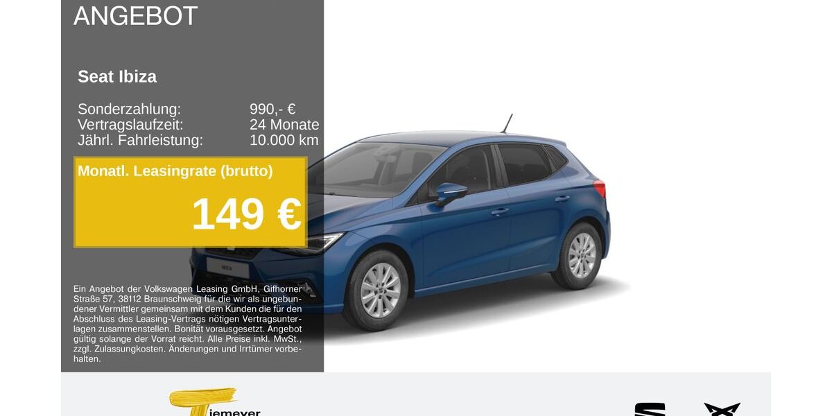 Seat Ibiza 22.794 km 20.640 &euro; Recklinghausen 45663
