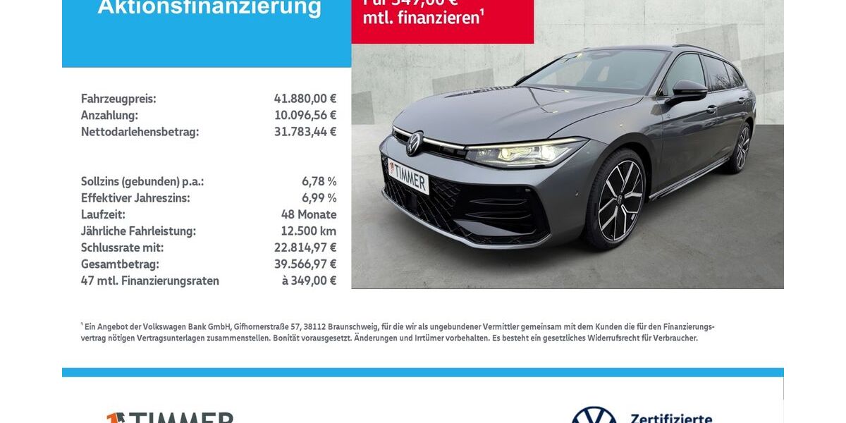 VW Passat Variant 41.999 km 41.880 &euro; Borken 46325