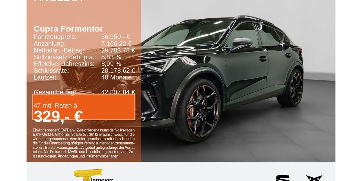 Cupra Formentor 58.188 km 36.950 &euro; Bochum 44809