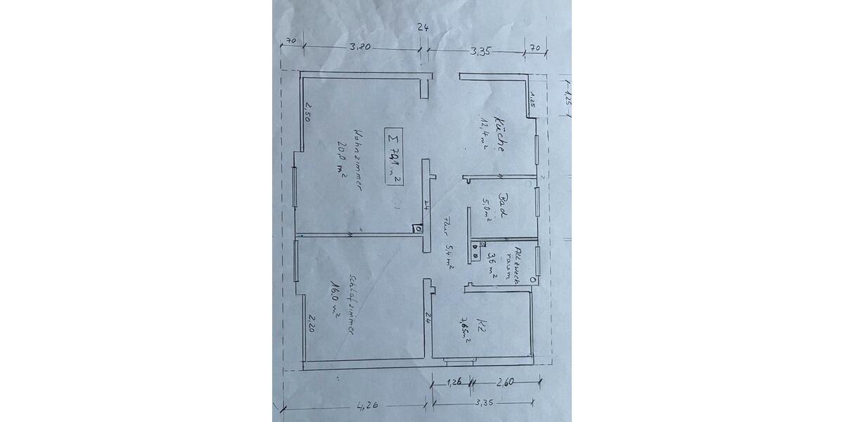 Dachgeschoßwohnung Haltern am See - 3.5 Zimmer, 67 m&sup2;, 670&euro; | Angebot:26023969