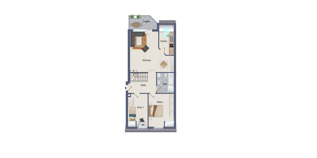 Etagenwohnung Rheinberg Budberg - 4 Zimmer, 104 m&sup2;, 179.000&euro; | Angebot:25701925