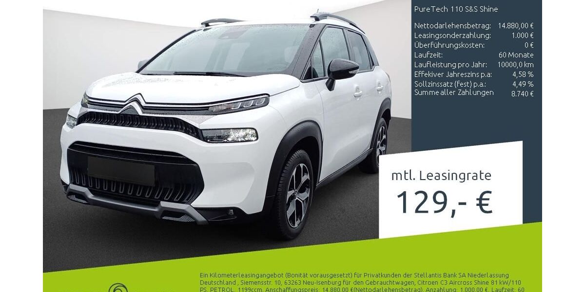 Citroen C3 Aircross 13.072 km 15.489 &euro; Borken 46325