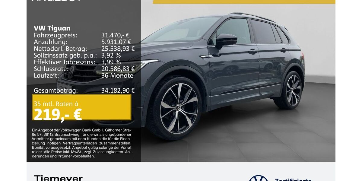 VW Tiguan 59.527 km 30.970 &euro; Bochum 44892