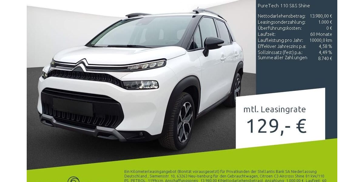 Citroen C3 Aircross 20.329 km 13.980 &euro; Borken 46325
