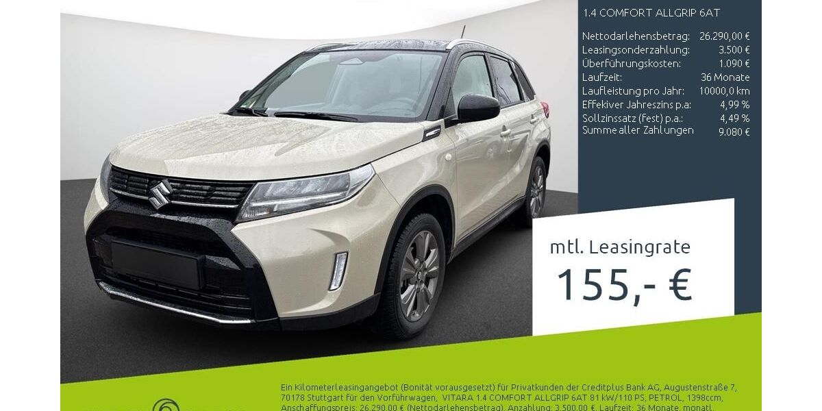 Suzuki Vitara 9.000 km 26.290 &euro; Dülmen 48249