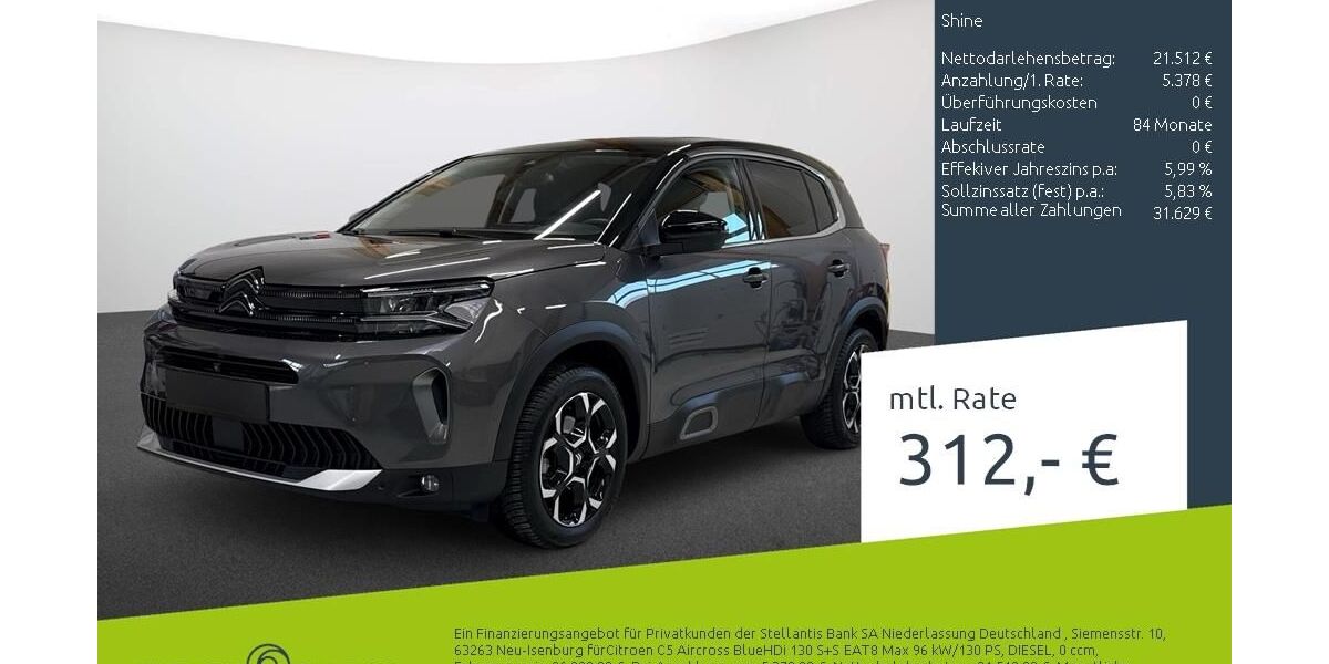 Citroen C5 Aircross 16.263 km 26.890 &euro; Dülmen 48249