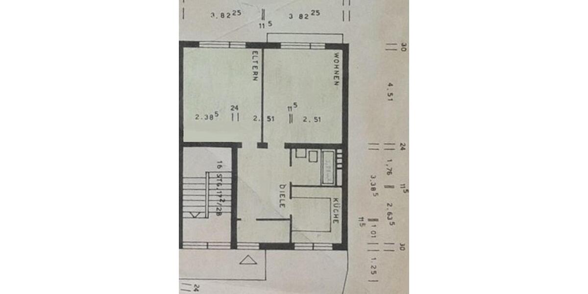 Etagenwohnung Essen Stadtkern - 2 Zimmer, 56 m&sup2;, 488&euro; | Angebot:25402742