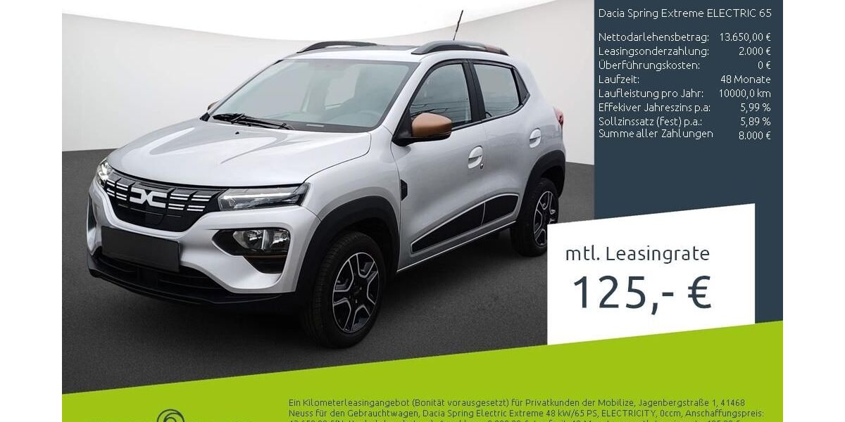 Dacia Spring 12.281 km 12.770 &euro; Borken 46325