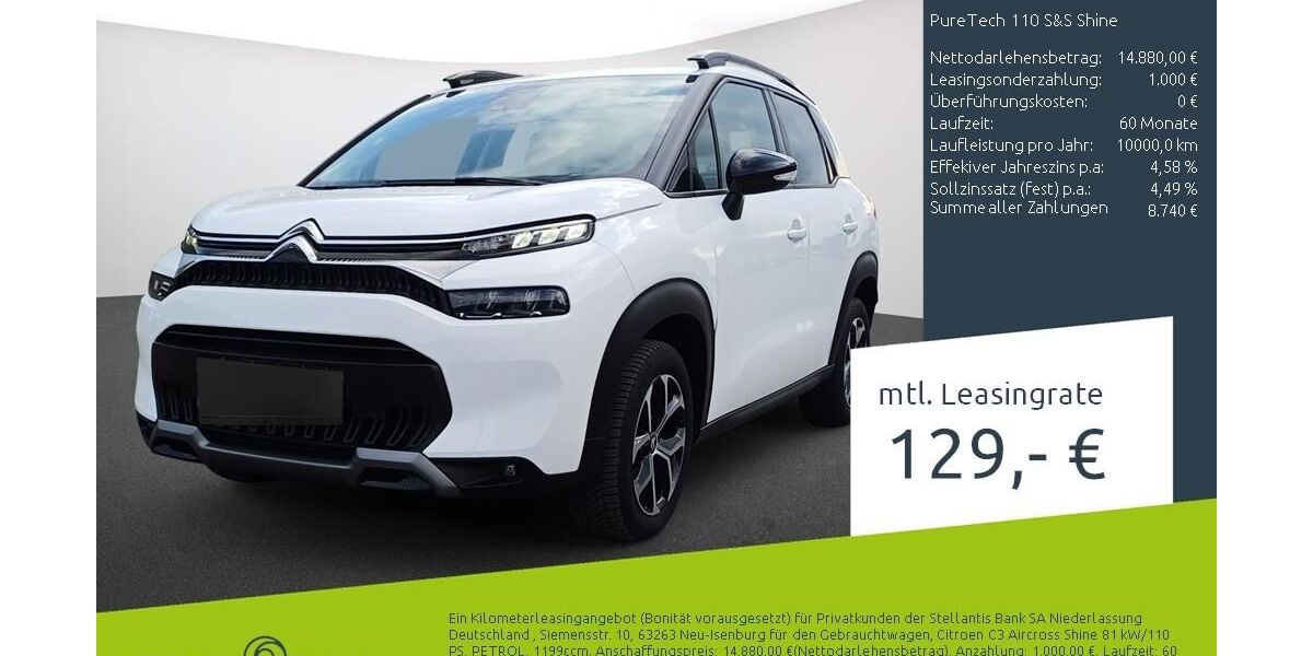 Citroen C3 Aircross 9.784 km 14.949 &euro; Borken 46325