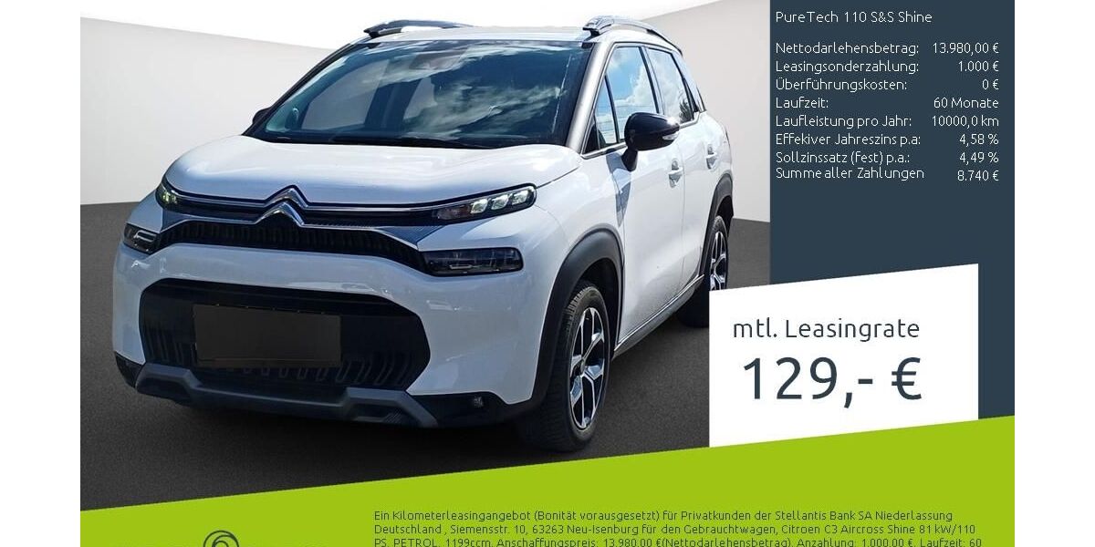 Citroen C3 Aircross 21.580 km 14.489 &euro; Borken 46325