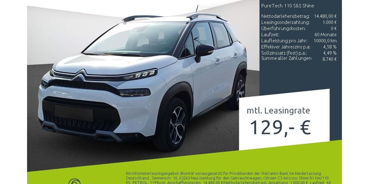 Citroen C3 Aircross 21.181 km 14.949 &euro; Borken 46325