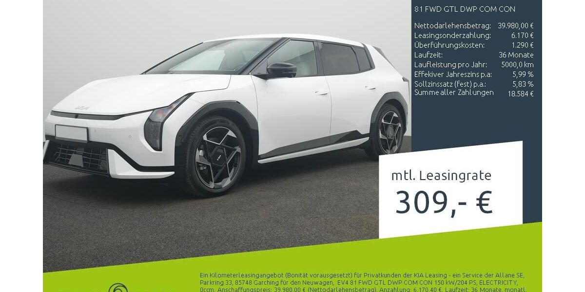 Kia EV4 6.000 km 39.980 &euro; Borken 46325