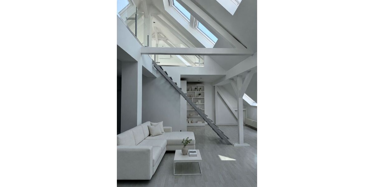 Wohnen auf höchstem Niveau: 168 qm, lichtdurchflutete Maisonette in Rüttenscheid, Klima,Garage - Maisonettenwohnung Essen Rüttenscheid | Angebot:27332915