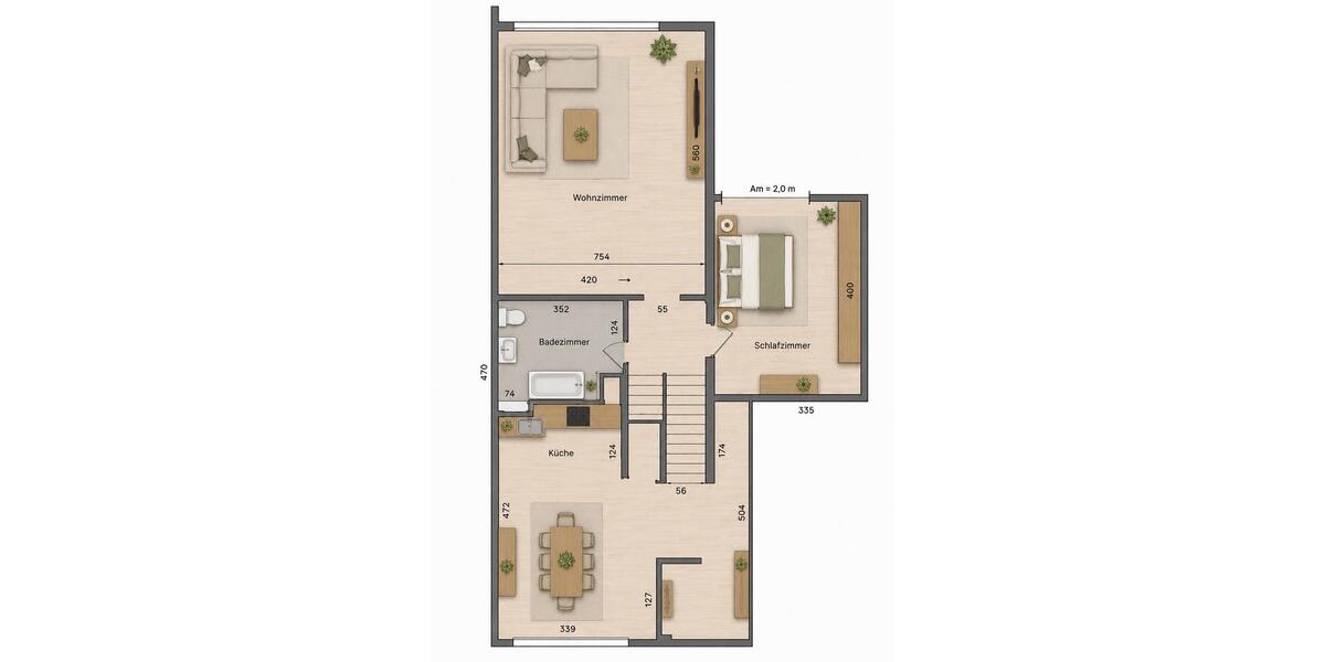 Erdgeschoßwohnung Castrop-Rauxel Deinighausen - 2.5 Zimmer, 74 m&sup2;, 248.000&euro; | Angebot:27295634
