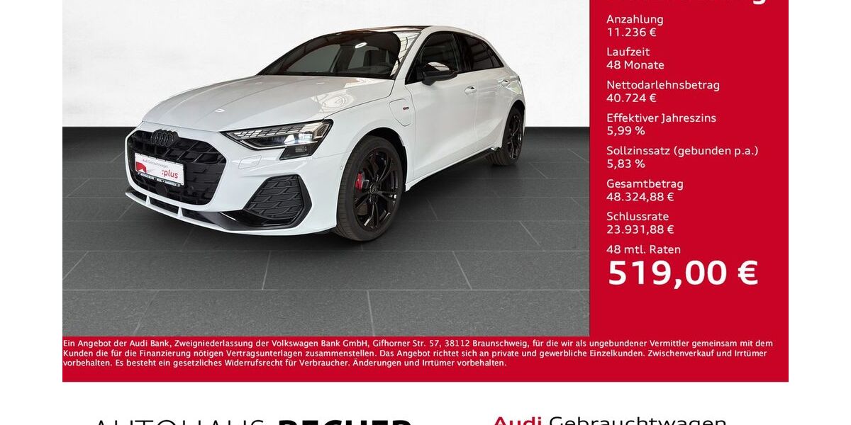 Audi A3 10.000 km 51.960 &euro; Wesel 46485