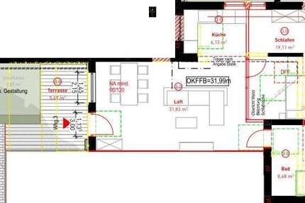 Wohnung Rhede - 2 Zimmer, 71 m&sup2;, 923&euro; | Angebot:23680830