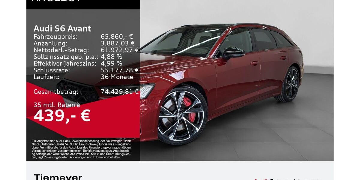 Audi S6 9.911 km 63.860 &euro; Bochum 44809
