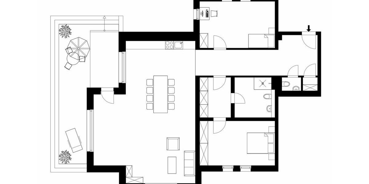 Etagenwohnung Bochum Bochum-Nord - 3.5 Zimmer, 132 m&sup2;, 2.640&euro; | Angebot:25590542