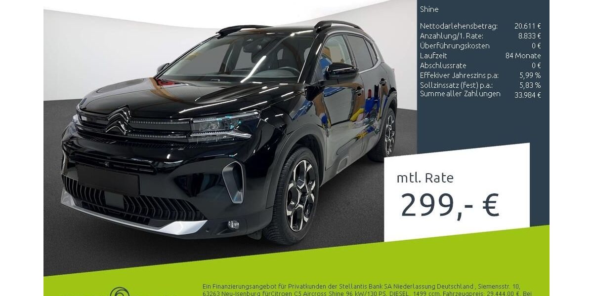 Citroen C5 Aircross 23.354 km 29.999 &euro; Dülmen 48249