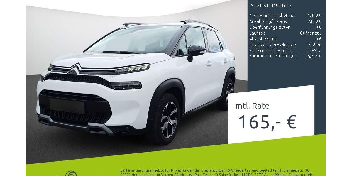 Citroen C3 Aircross 20.903 km 12.940 &euro; Borken 46325