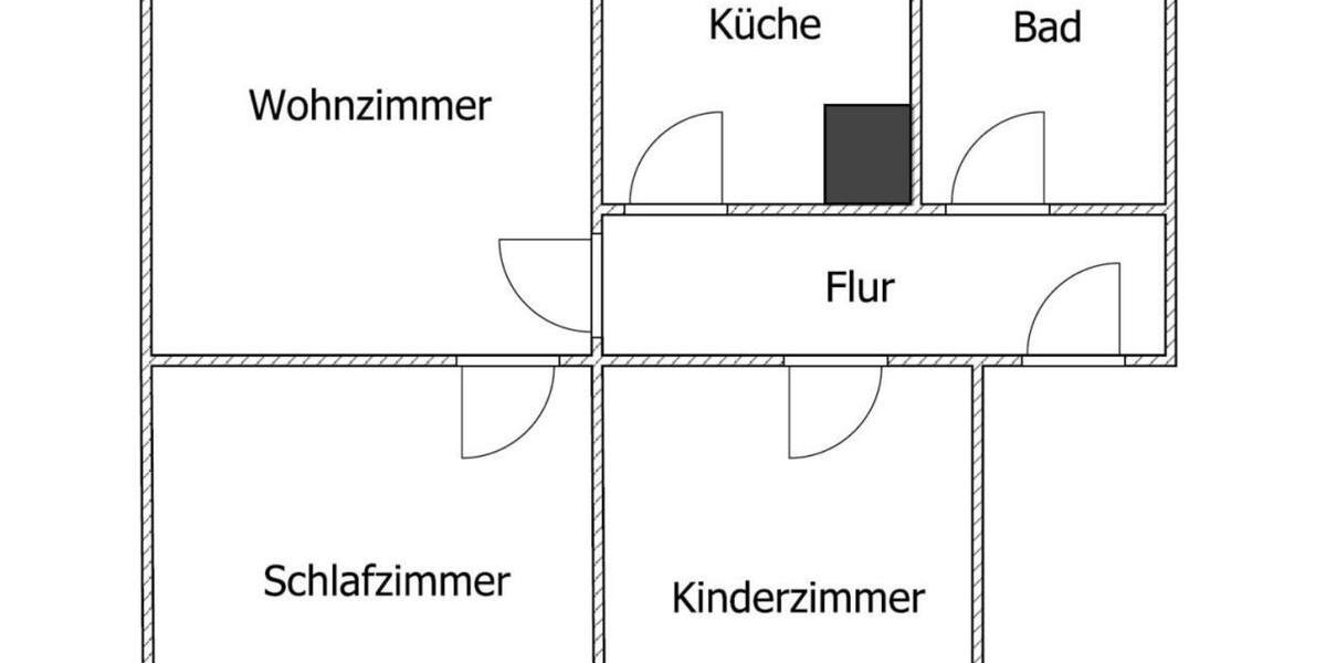 Erdgeschoßwohnung Marl - 3 Zimmer, 65 m&sup2;, 619&euro; | Angebot:25852034