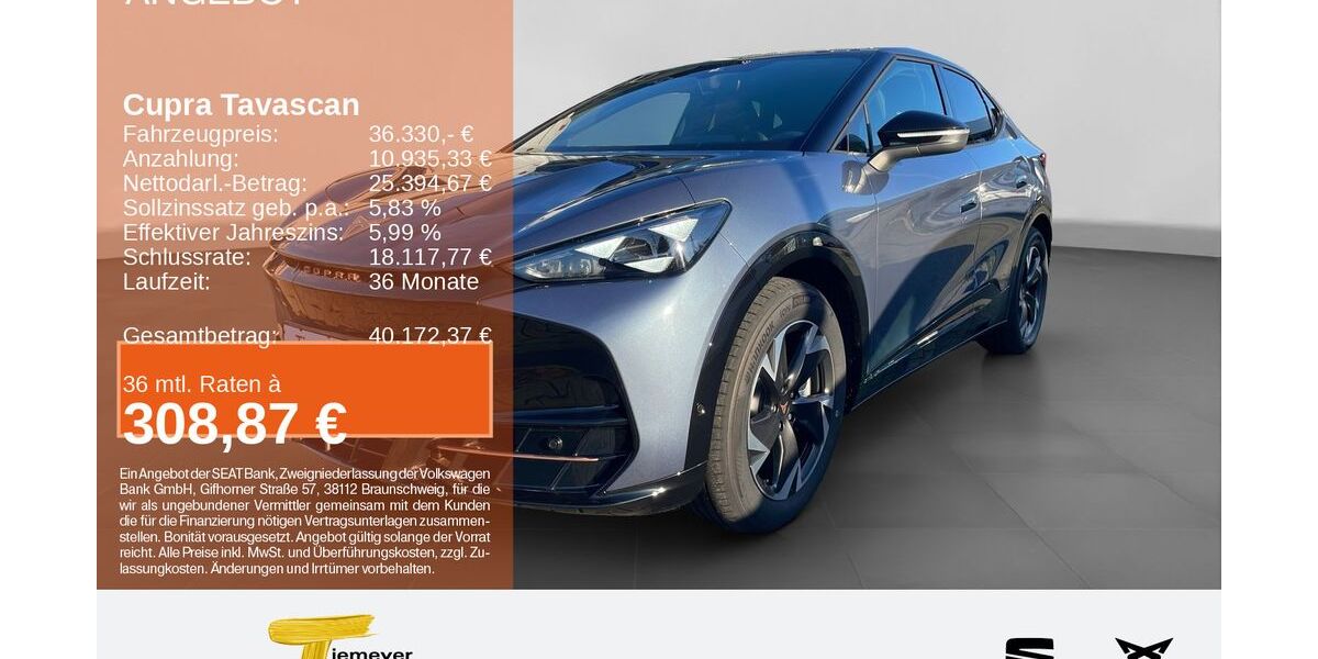 Cupra Tavascan 5.000 km 36.330 &euro; Recklinghausen 45663
