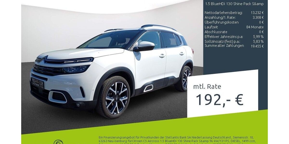 Citroen C5 Aircross 147.887 km 15.460 &euro; Borken 46325