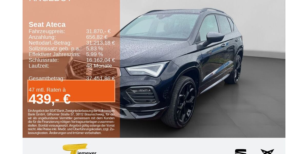 Seat Ateca 70.054 km 28.610 &euro; Recklinghausen 45663