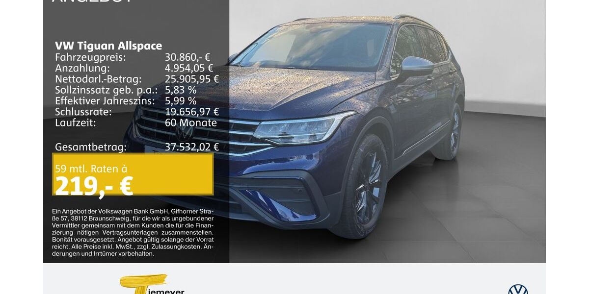 VW Tiguan Allspace 25.851 km 29.980 &euro; Recklinghausen 45663