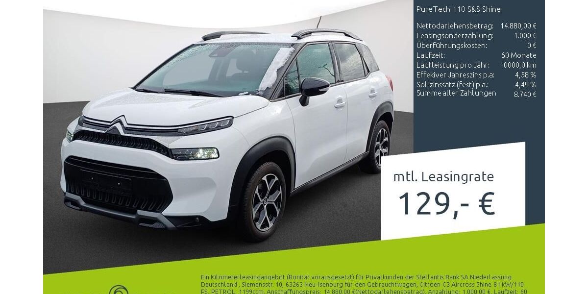 Citroen C3 Aircross 12.187 km 14.949 &euro; Borken 46325