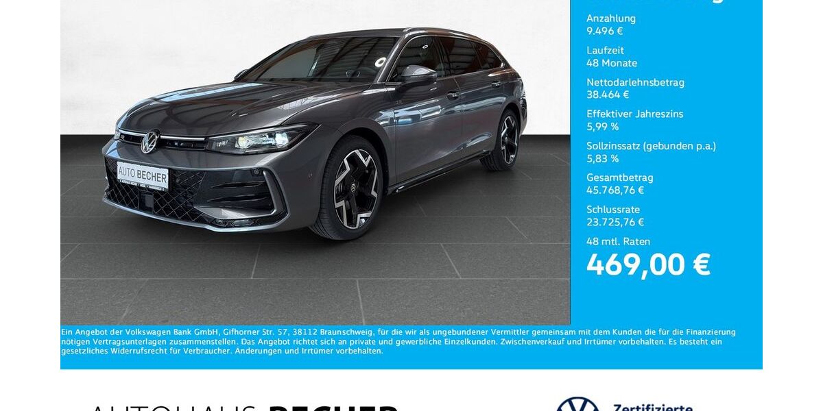 VW Passat Variant 15.500 km 44.990 &euro; Wesel 46485